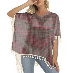 ScotsTee Shop Scottish Cumming Hunting Modern Tartan Square Fringed Shawl