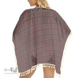 ScotsTee Shop Scottish Cumming Hunting Modern Tartan Square Fringed Shawl