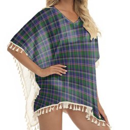 ScotsTee Shop Scottish Couper of Gogar Tartan Square Fringed Shawl