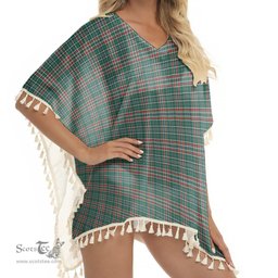 ScotsTee Shop Scottish Gayre Dress Modern Tartan Square Fringed Shawl