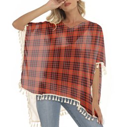 ScotsTee Shop Scottish Donald of Ardnamurchan Ancient Tartan Square Fringed Shawl