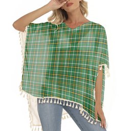 ScotsTee Shop Scottish Foster Hunting Ancient Tartan Square Fringed Shawl