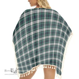 ScotsTee Shop Scottish Forbes Dress Modern Tartan Square Fringed Shawl