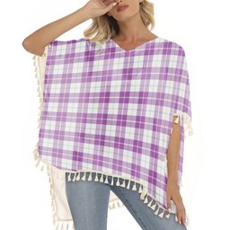 ScotsTee Shop Scottish Dunlop Dress Ancient Tartan Square Fringed Shawl