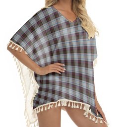 ScotsTee Shop Scottish Donald Dress Ancient Tartan Square Fringed Shawl