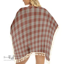 ScotsTee Shop Scottish Davidson Dress Dancers Tartan Square Fringed Shawl