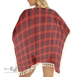 ScotsTee Shop Scottish Donald of Ardnamurchan Modern Tartan Square Fringed Shawl