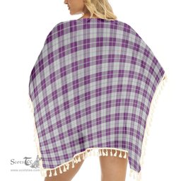 ScotsTee Shop Scottish Dunlop Dress Tartan Square Fringed Shawl