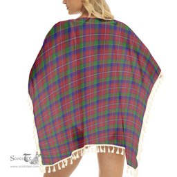 ScotsTee Shop Scottish Fitzgerald Dress Tartan Square Fringed Shawl