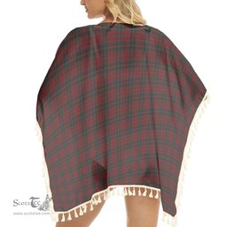 ScotsTee Shop Scottish Donald of Glencoe Tartan Square Fringed Shawl