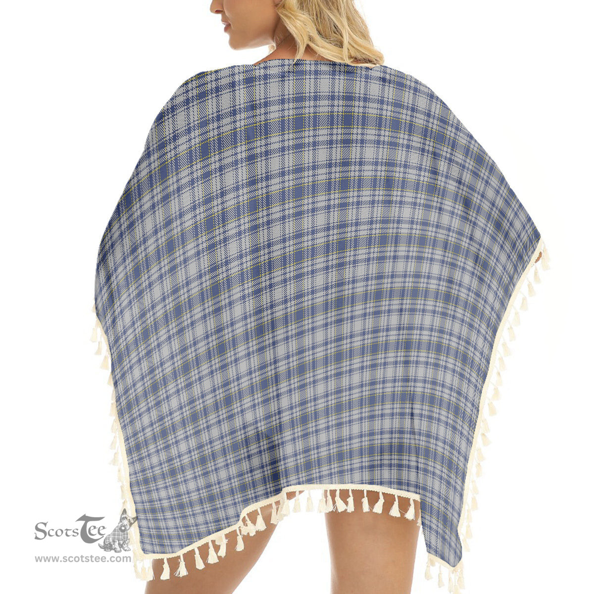 ScotsTee Shop Scottish Yorkshire, The Spirit of Tartan Square Fringed Shawl