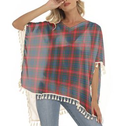 ScotsTee Shop Scottish Wilson Modern Tartan Tartan Square Fringed Shawl