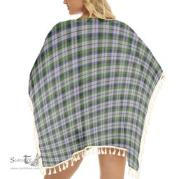 ScotsTee Shop Scottish MacCracken Dress Tartan Square Fringed Shawl