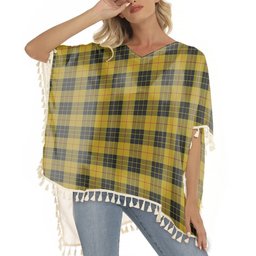 ScotsTee Shop Scottish MacLeod of Lewis Ancient Tartan Square Fringed Shawl