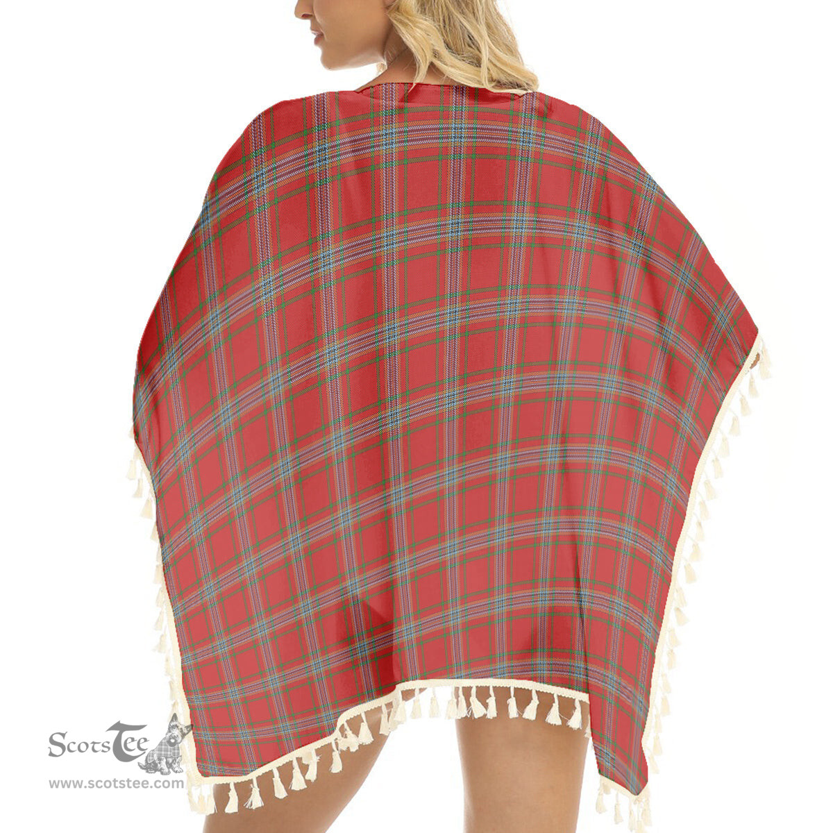 ScotsTee Shop Scottish Year of the Rat, The Tartan Square Fringed Shawl