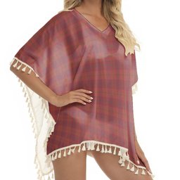 ScotsTee Shop Scottish Stirling of Keir Ancient Tartan Square Fringed Shawl