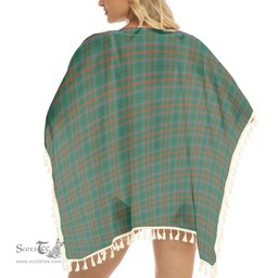 ScotsTee Shop Scottish Shaw of Tordarroch Hunting Ancient Tartan Square Fringed Shawl