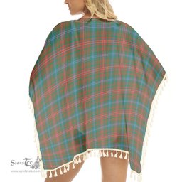 ScotsTee Shop Scottish Wilson Janet Ancient Clan Tartan Square Fringed Shawl