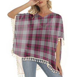 ScotsTee Shop Scottish Little of Morton Rigg Modern Tartan Square Fringed Shawl