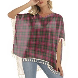 ScotsTee Shop Scottish Hunter of Bute Tartan Square Fringed Shawl
