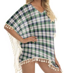 ScotsTee Shop Scottish Mcnaghten Dress Modern Tartan Square Fringed Shawl