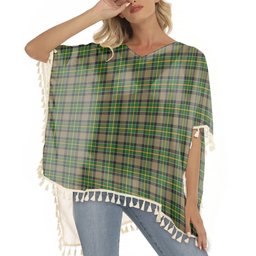 ScotsTee Shop Scottish Hamilton of Brandon Tartan Square Fringed Shawl