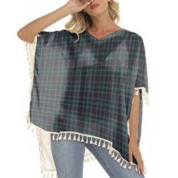 ScotsTee Shop Scottish Hope Vere Modern Clan Tartan Square Fringed Shawl