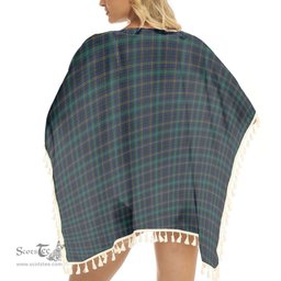 ScotsTee Shop Scottish Hope Vere Modern Clan Tartan Square Fringed Shawl