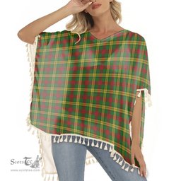 ScotsTee Shop Scottish MacMillan Society of Glasgow Tartan Square Fringed Shawl