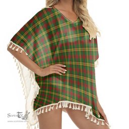 ScotsTee Shop Scottish MacMillan Society of Glasgow Tartan Square Fringed Shawl