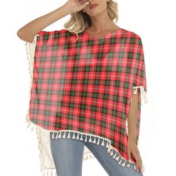ScotsTee Shop Scottish Nisbet Modern Tartan Square Fringed Shawl