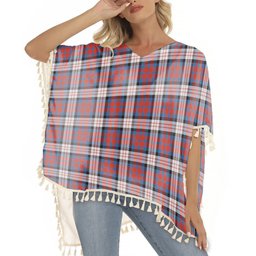 ScotsTee Shop Scottish McDonald Dress Irish Ancient Tartan Square Fringed Shawl