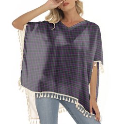 ScotsTee Shop Scottish Harriss Dylan & Family Tartan Square Fringed Shawl