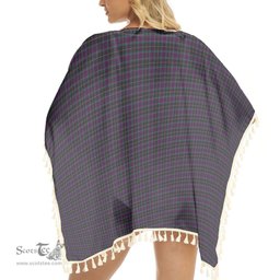 ScotsTee Shop Scottish Harriss Dylan & Family Tartan Square Fringed Shawl