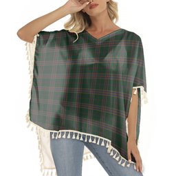 ScotsTee Shop Scottish Yen, Alexander Hunting Tartan Square Fringed Shawl