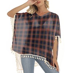 ScotsTee Shop Scottish York Region Pipe Band Tartan Square Fringed Shawl