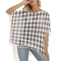 ScotsTee Shop Scottish McPherson Dress Modern Tartan Square Fringed Shawl