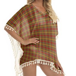 ScotsTee Shop Scottish Scrimgeour of Glassary Tartan Square Fringed Shawl