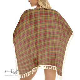 ScotsTee Shop Scottish Scrimgeour of Glassary Tartan Square Fringed Shawl