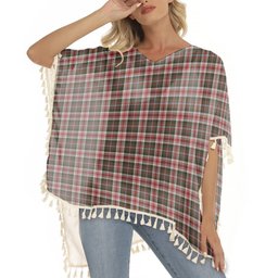 ScotsTee Shop Scottish Jacobite Dress 1 Tartan Square Fringed Shawl