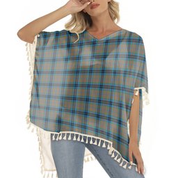 ScotsTee Shop Scottish Thompson Society Hunting Ancient Tartan Square Fringed Shawl