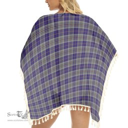 ScotsTee Shop Scottish Hanna of Stirlingshire Tartan Square Fringed Shawl