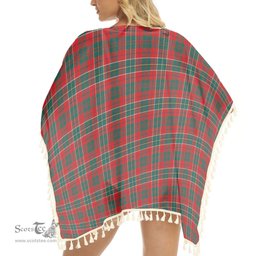 ScotsTee Shop Scottish Russell USA Modern Tartan Square Fringed Shawl