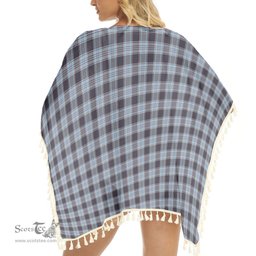 ScotsTee Shop Scottish Royal Canadian Air Force Tartan Square Fringed Shawl