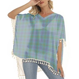 ScotsTee Shop Scottish Irvine of Glentulchan Ancient Tartan Square Fringed Shawl
