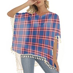 ScotsTee Shop Scottish Laing of Archiestown Modern Tartan Square Fringed Shawl