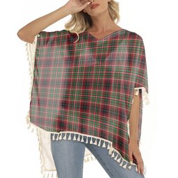 ScotsTee Shop Scottish Innes of Cowie Ancient Tartan Square Fringed Shawl