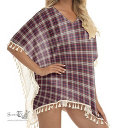 ScotsTee Shop Scottish McFarland Dress Tartan Square Fringed Shawl