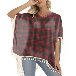 ScotsTee Shop Scottish Menzies Hunting Tartan Square Fringed Shawl