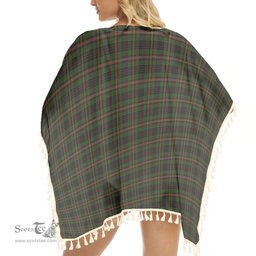 ScotsTee Shop Scottish Pilette of Kinnear Tartan Square Fringed Shawl